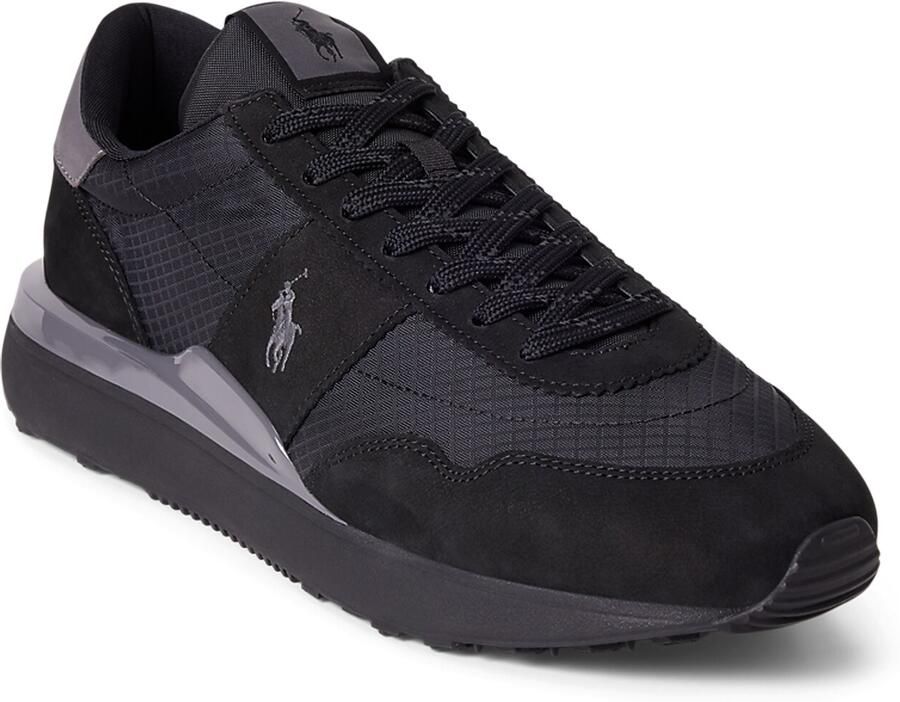 Polo Ralph Lauren Leren sneakers met logodetail model 'TRAIN' - Foto 3