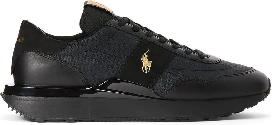 Polo Ralph Lauren Low top sneakers met rundleer-aandeel Model 'TRAIN 89'