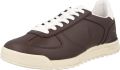 Polo Ralph Lauren Sneakers laag 'Varick' chocoladebruin wit - Chocoladebruin/Wit
