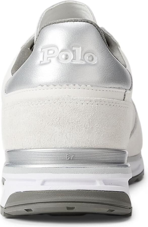 Polo Ralph Lauren Sneakers laag 'VARICK' lichtgrijs donkergrijs zilver wit - Foto 2