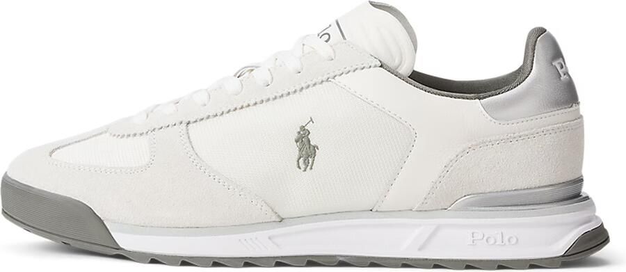 Polo Ralph Lauren Sneakers laag 'VARICK' lichtgrijs donkergrijs zilver wit - Foto 3