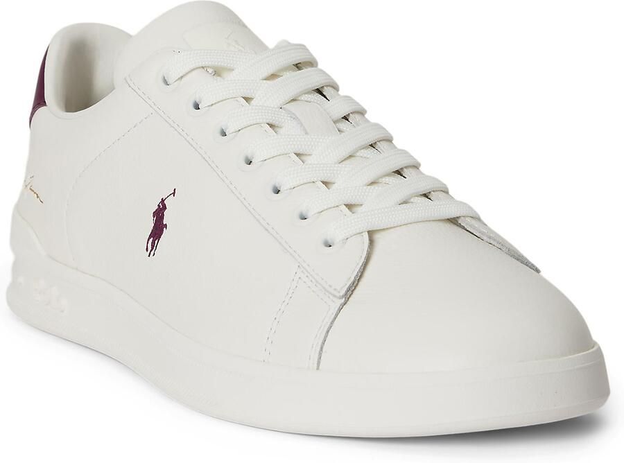 Polo Ralph Lauren Sneakers laag wijnrood wit - Foto 3