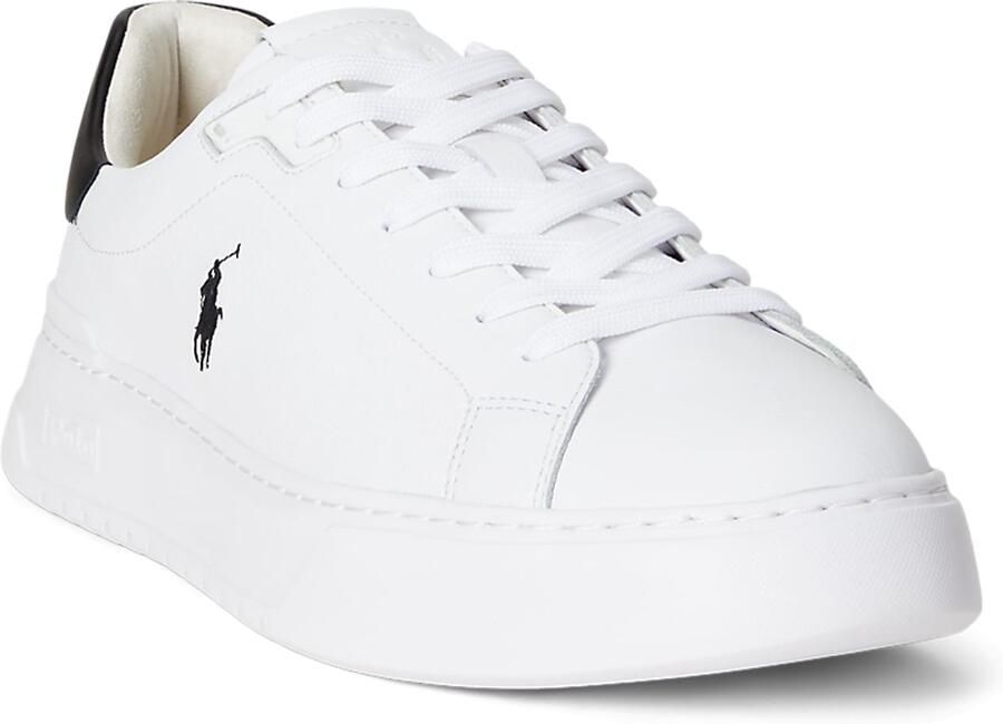 Polo Ralph Lauren Witte Blauwe Leren Heren Sneakers White - Foto 2