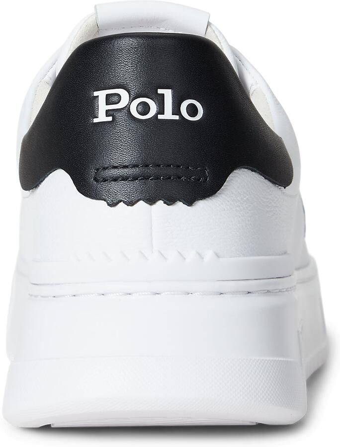 Polo Ralph Lauren Witte Blauwe Leren Heren Sneakers White - Foto 3