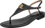 Polo Ralph Lauren Dames sandalen an zwart leer Black Dames - Thumbnail 3