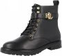 Lauren Ralph Lauren Boots met doornsluiting en labeldetail model 'ELRIDGE' - Thumbnail 4