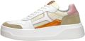 RED-RAG Lage Sneakers Dames 72118 Leer Oranje - Oranje