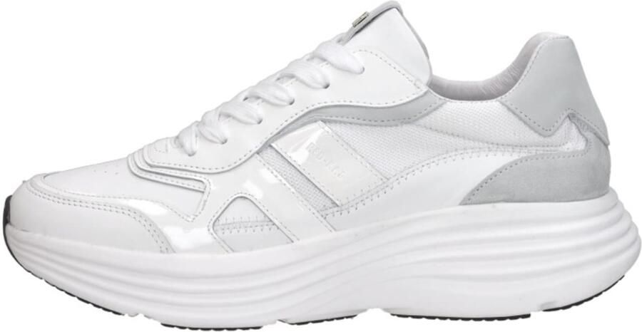 RED-RAG Lage Sneakers Dames 72118 Leer Wit - Foto 5