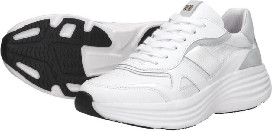 RED-RAG Lage Sneakers Dames 72118 Leer Wit - Foto 6