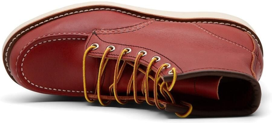 RED WING SHOES Veterlaarzen '8875 Moc Toe Oro Russet' rood - Foto 4