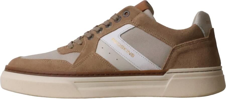 REDSKINS Sportieve veterschoen 'Lerma-Sneaker aus Leder' beige karamel