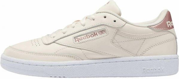 Reebok Classics Club C 85 sneakers ecru/roze/wit - Schoenen.nl