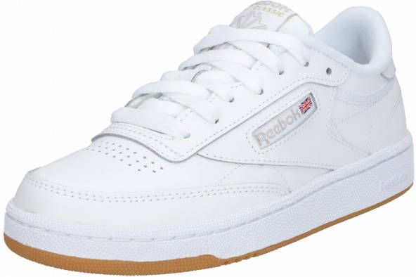 Reebok Club C 85 white light grey gum Wit Leer Lage sneakers Dames - Foto 13