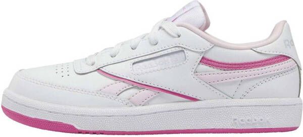 Reebok Club C Revenge Sportschoenen Wit en Roze Leren Bovenwerk Maten - Foto 3