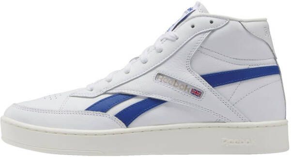Reebok Classics Club C Form Hi leren sneakers wit kobaltblauw - Foto 4