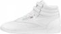 Reebok Wit Zilver Hoge Top Sneakers White Dames - Thumbnail 3