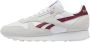 Reebok Classics Classic Leather sneakers wit donkerrood - Thumbnail 3