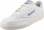 Reebok Club C 85 Vintage white chalk blue Wit Leer Lage sneakers Unisex - Thumbnail 3
