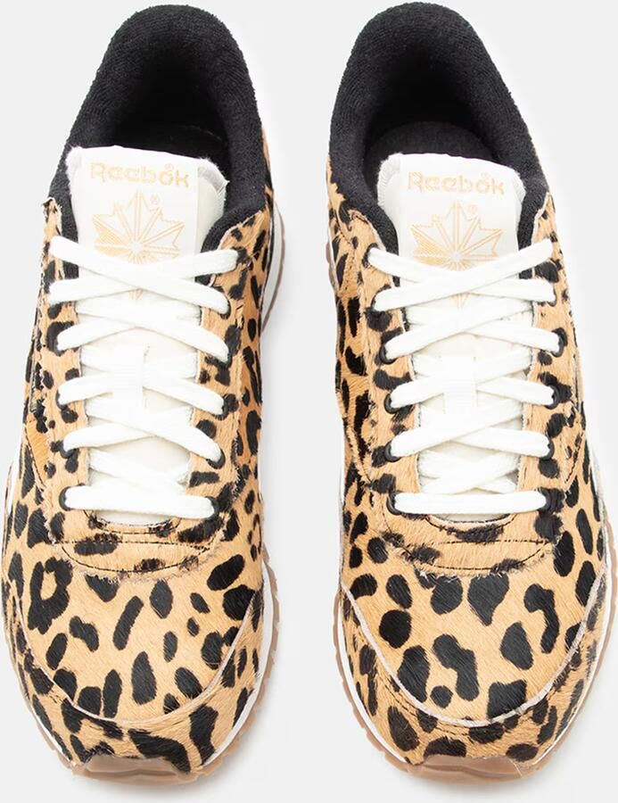 Reebok CLASSIC AZ CHEETAH BLACK CHALK Dames Sneakers Zwart cheetah - Foto 10