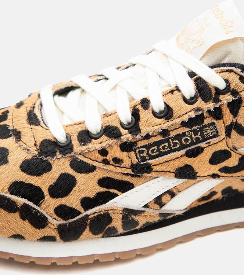 Reebok CLASSIC AZ CHEETAH BLACK CHALK Dames Sneakers Zwart cheetah - Foto 9