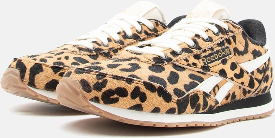 Reebok CLASSIC AZ CHEETAH BLACK CHALK Dames Sneakers Zwart cheetah - Foto 12