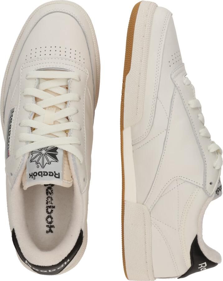 Reebok Classic Lage Sneakers 100233953 CLUB C 85 VINTAGE-953 CHALK BLACK GUM - Foto 6