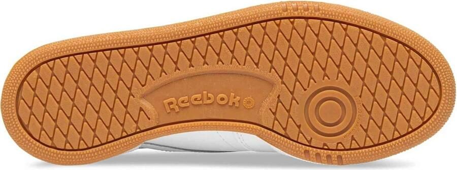 Reebok Club C 85 white light grey gum Wit Leer Lage sneakers Dames - Foto 5