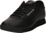 Reebok Classics Princess Leather Dames Sneakers Sportschoenen Schoenen Zwart CN2211 - Thumbnail 4