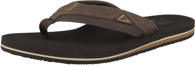 Bruin Tinten Cushion Teenslippers Zomer slippers Heren Bruin - Foto 8