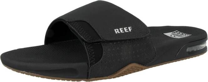 Reef Fanning Slideblack Silver Heren Slippers Zwart Zilver - Foto 14