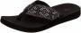 Reef Spring Woven Black White Dames Slippers Zwart Wit - Thumbnail 4