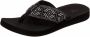 Reef Spring Woven Black White Dames Slippers Zwart Wit - Thumbnail 3