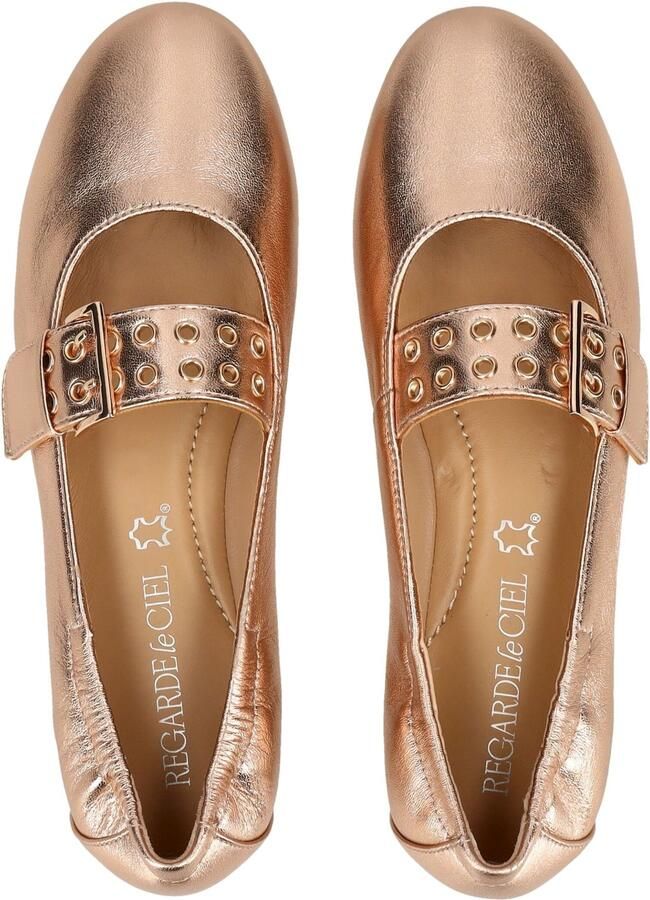 Regarde le Ciel Ballerina met riempjes brons - Foto 2