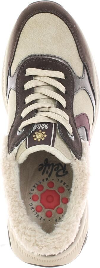Relife Sneakers laag bruin - Foto 3