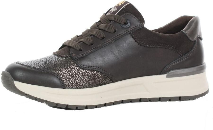 Relife Sneakers laag donkerblauw donkerbruin