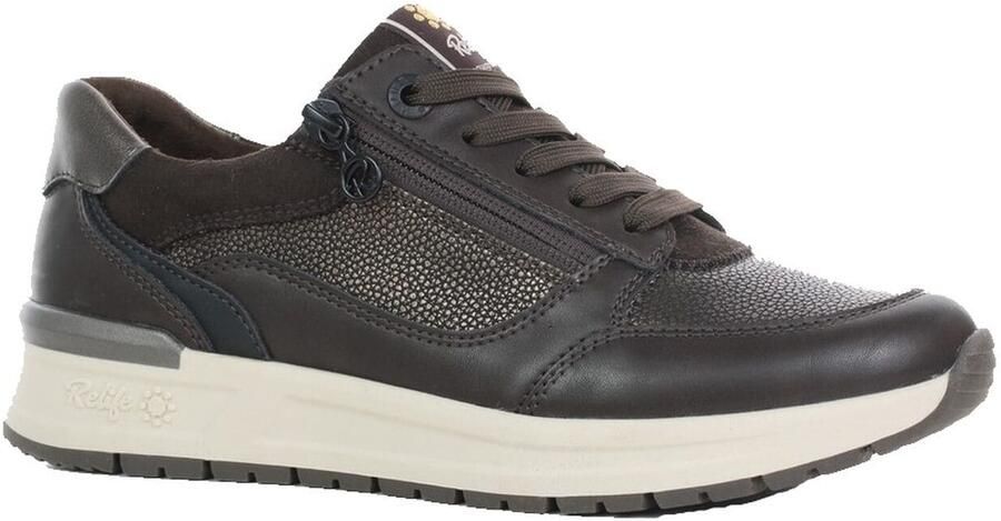 Relife Sneakers laag donkerblauw donkerbruin - Foto 3