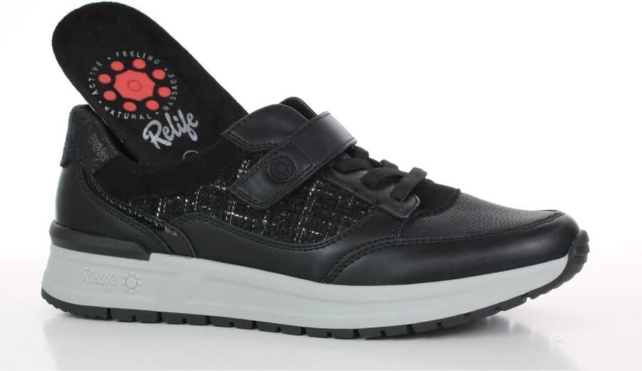 Relife Sneakers laag zwart - Foto 2