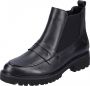 Remonte black casual closed booties Black Dames - Thumbnail 3