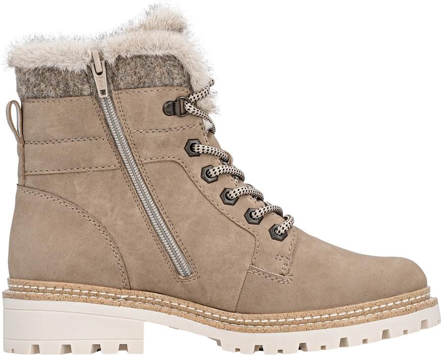 Remonte Winterlaarsjes Elisabeth Hurley-Collection Veterboots met waterafstotend TEX-membraan en fiber grip - Foto 4