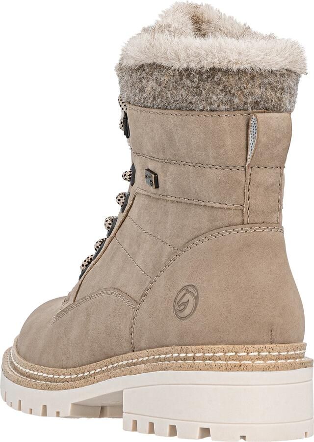 Remonte Winterlaarsjes Elisabeth Hurley-Collection Veterboots met waterafstotend TEX-membraan en fiber grip - Foto 5