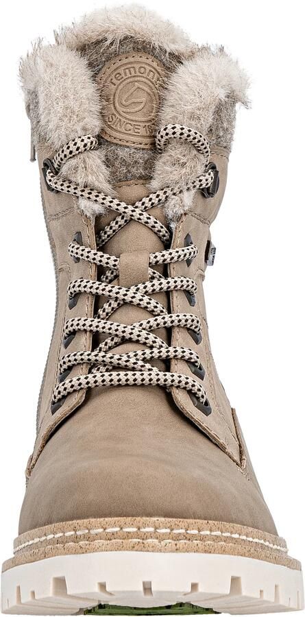 Remonte Winterlaarsjes Elisabeth Hurley-Collection Veterboots met waterafstotend TEX-membraan en fiber grip - Foto 6