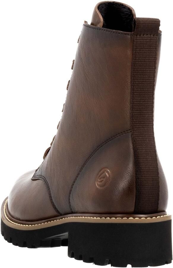 Remonte Veterschoenen blokhak veterschoen enkellaars in used look - Foto 5