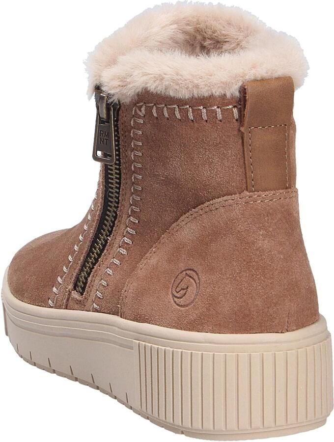Remonte Beige Suede Dames Boots Beige - Foto 5