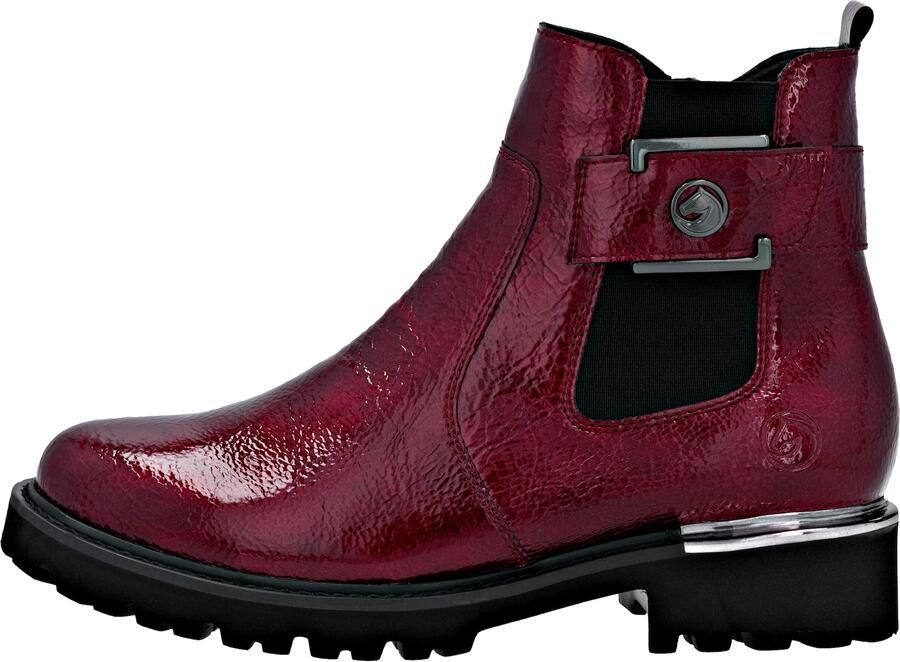 Remonte Chelsea-boots blokhak laarzen enkellaars met praktische binnenrits - Foto 6