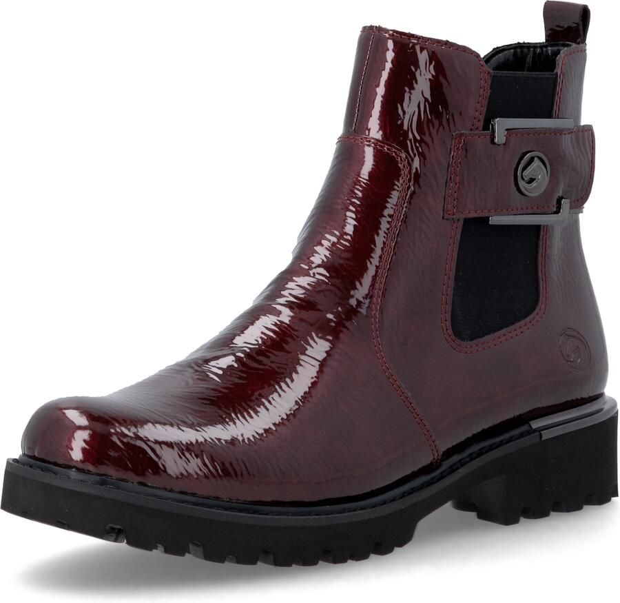 Remonte D8684-35 Wine Bordeaux lakleren bottine