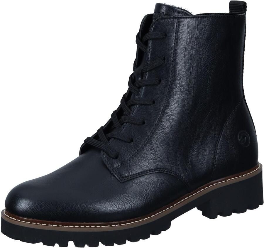 Remonte Veterschoenen blokhak veterschoen enkellaars in used look - Foto 7