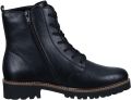 Remonte Veterschoenen blokhak veterschoen enkellaars in used look - Zwart