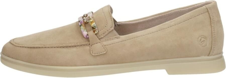 Remonte Loafers Elisabeth Hurley-Collection slipper lage schoen business schoen met modieuze sierketting