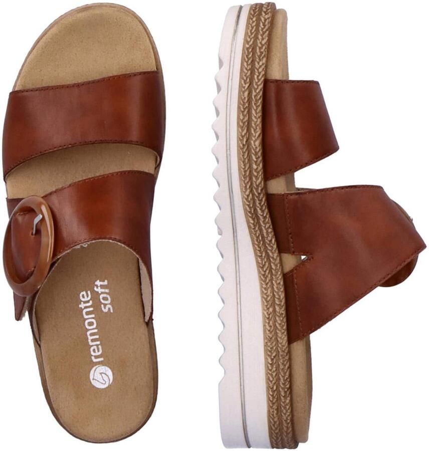 Remonte Slippers sleehak zomerschoen pantoffels met decoratieve gesp - Foto 3