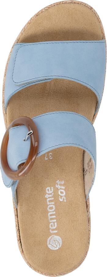 Remonte R6858-10 dames slippers turquoise - Foto 6